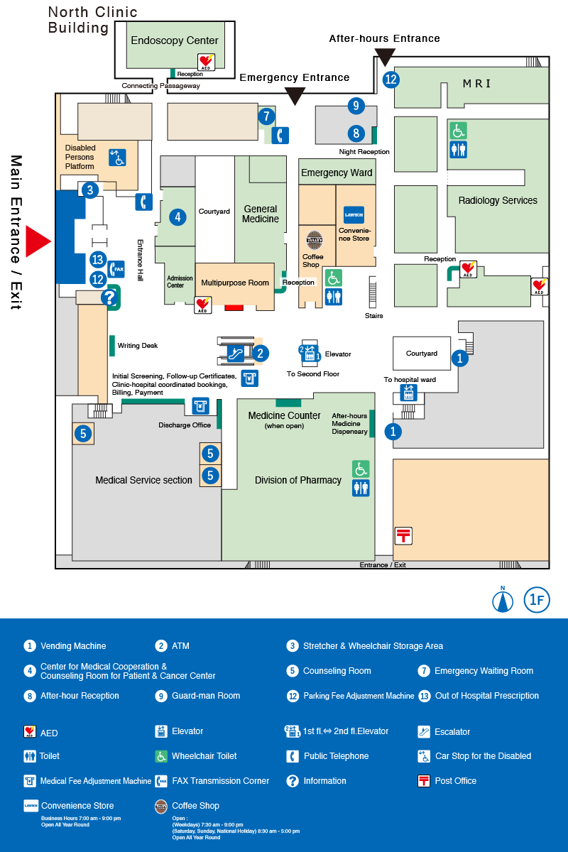 Floor Map 1F