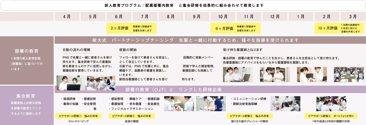 岐阜大学医学部附属病院 看護部 新人ナースの１年間