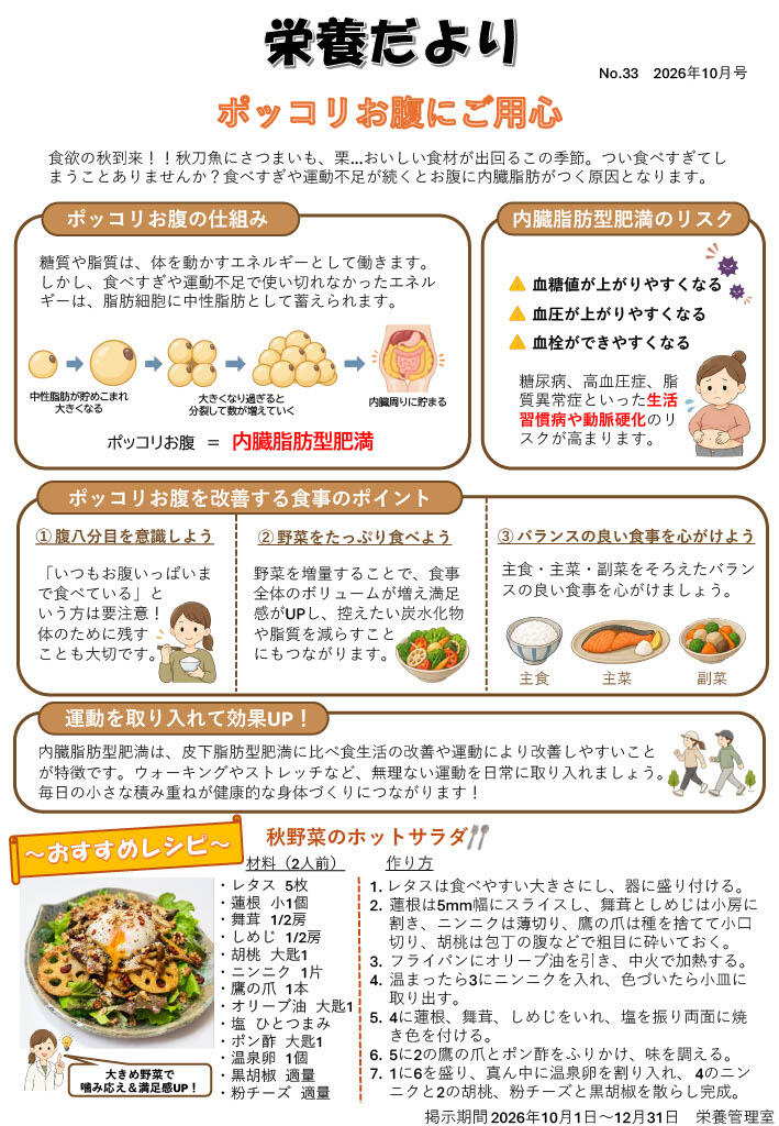 栄養だより