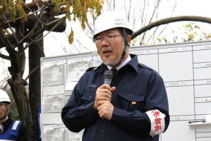 ▲小倉病院長(災害対策本部長)